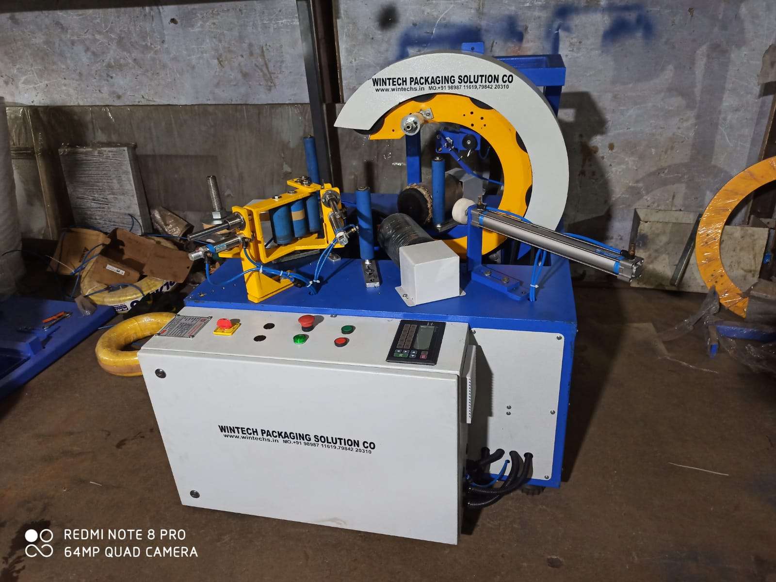 GI Wire Coil Wrapping Machine